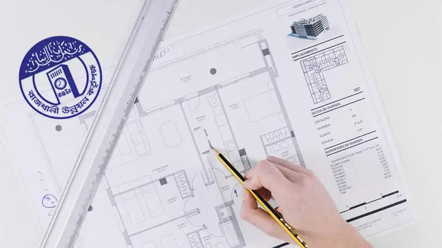 Approved building plan from RAJUK or the authority