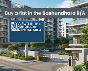 Buy a flat in the Bashundhara residential area