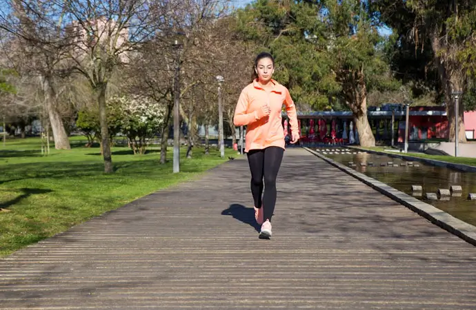 Jogging tracks and fitness zones