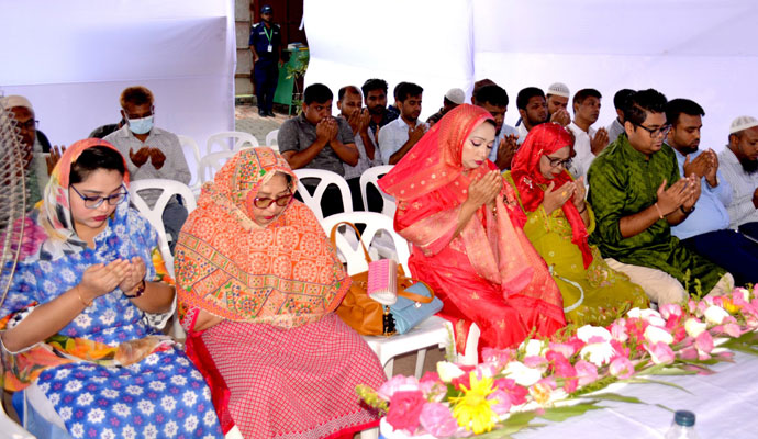 Praying on Ground Breaking Ceremony of Assure Blue Heights