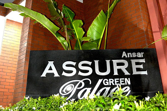 Front View of Assure Green Palace