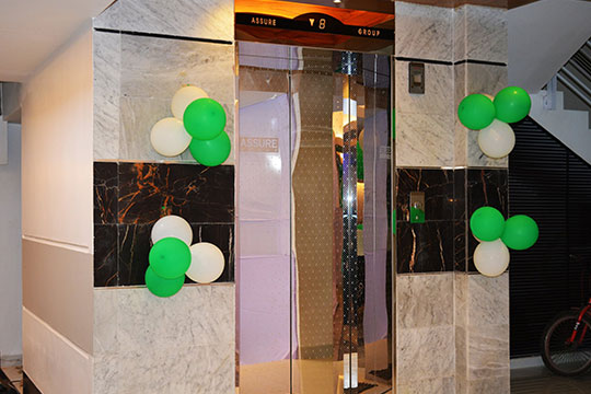 Assure Manikpur Decorated Staircase