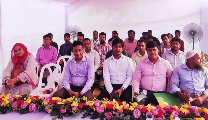 Praying on Ground Breaking Ceremony of Assure Juee