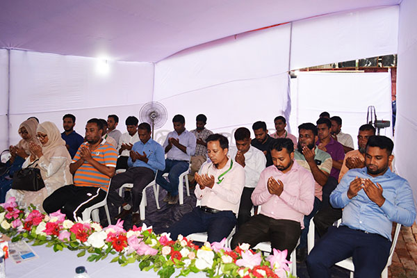 Praying on Ground Breaking Ceremony of Assure Prince Villa
