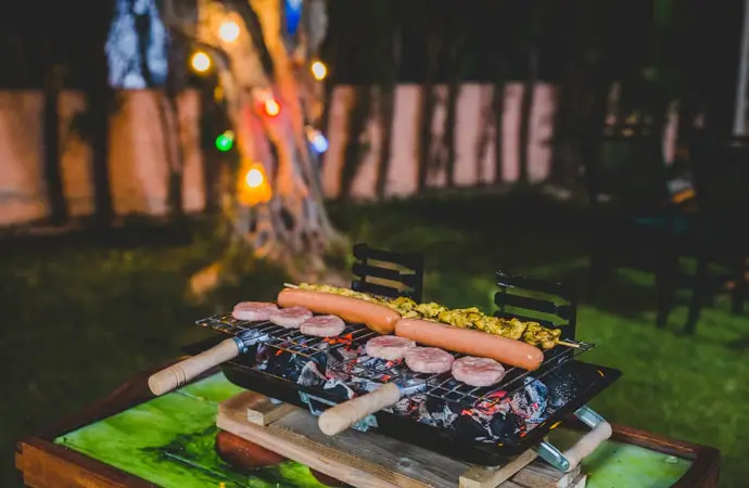BBQ and picnic areas in apartments