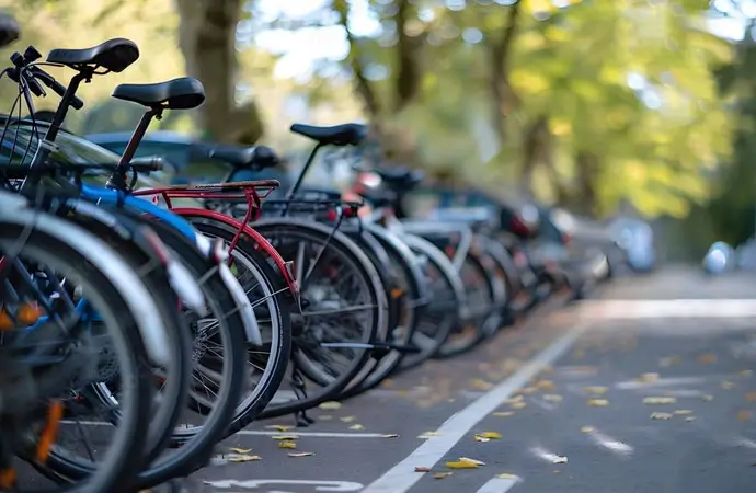 Parking and bicycle storage