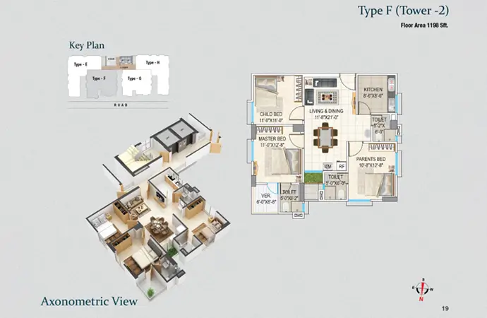 Assure Sky Flower Typical Floor Plan Tower-2