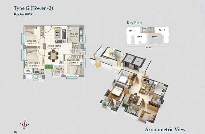Assure Sky Flower Typical Floor Plan Tower-2