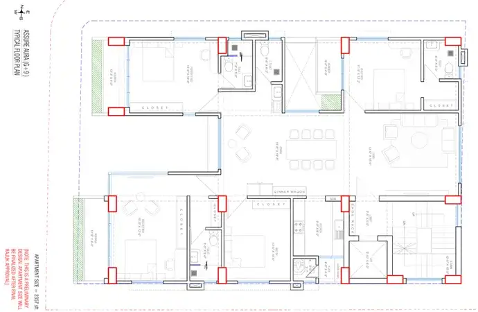 Assure Aura Typical Floor Plan