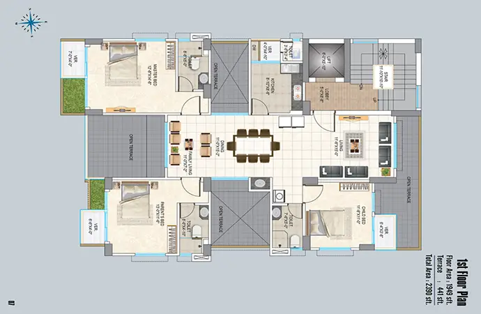 Assure Carnation 1st Floor Plan