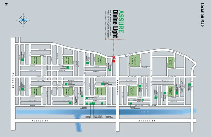 Assure Divine Light Location Map