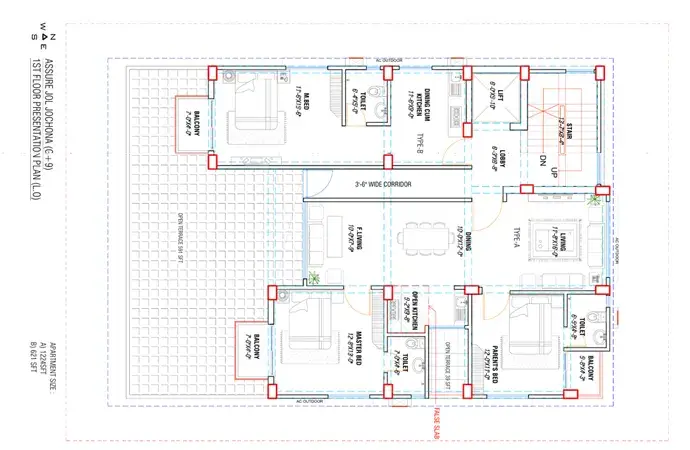 Assure Jol Jochona 1st Floor Plan