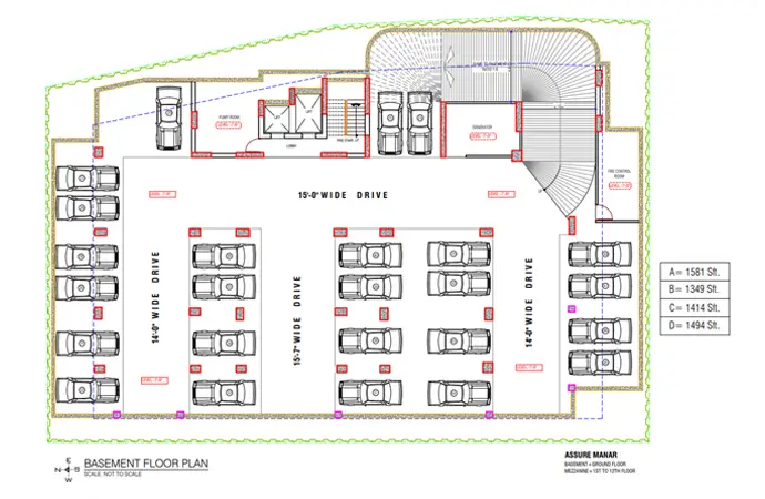 Assure Manar Basement Floor Plan