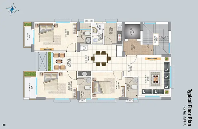 Assure Opurba Typical Floor Plan
