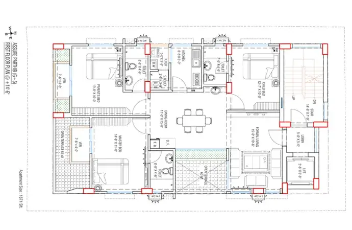 Assure Parthib 1st Floor plan