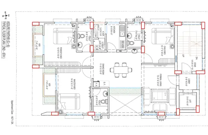 Assure Parthib Typical Floor Plan