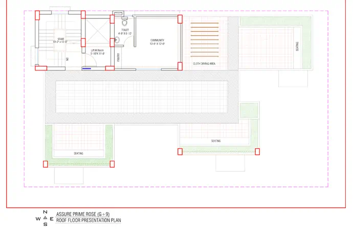 Assure Prime Rose Roof Top Plan