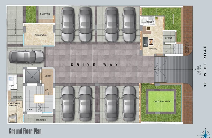 Roquia Assure Skyline Ground Floor Plan